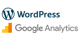 wordpress、google analyticsロゴ